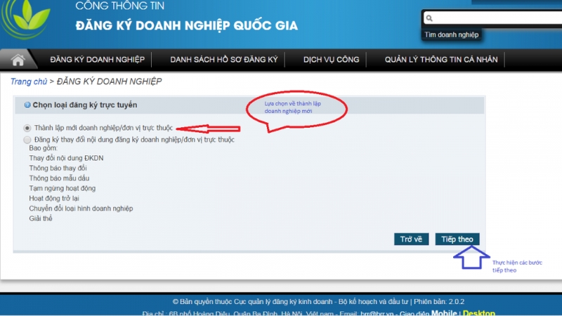 Cách đăng ký thành lập doanh nghiệp qua mạng điện tử